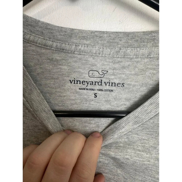 gray vineyard vines longsleeve graphic sailing size small #0956 - Picture 4 of 9